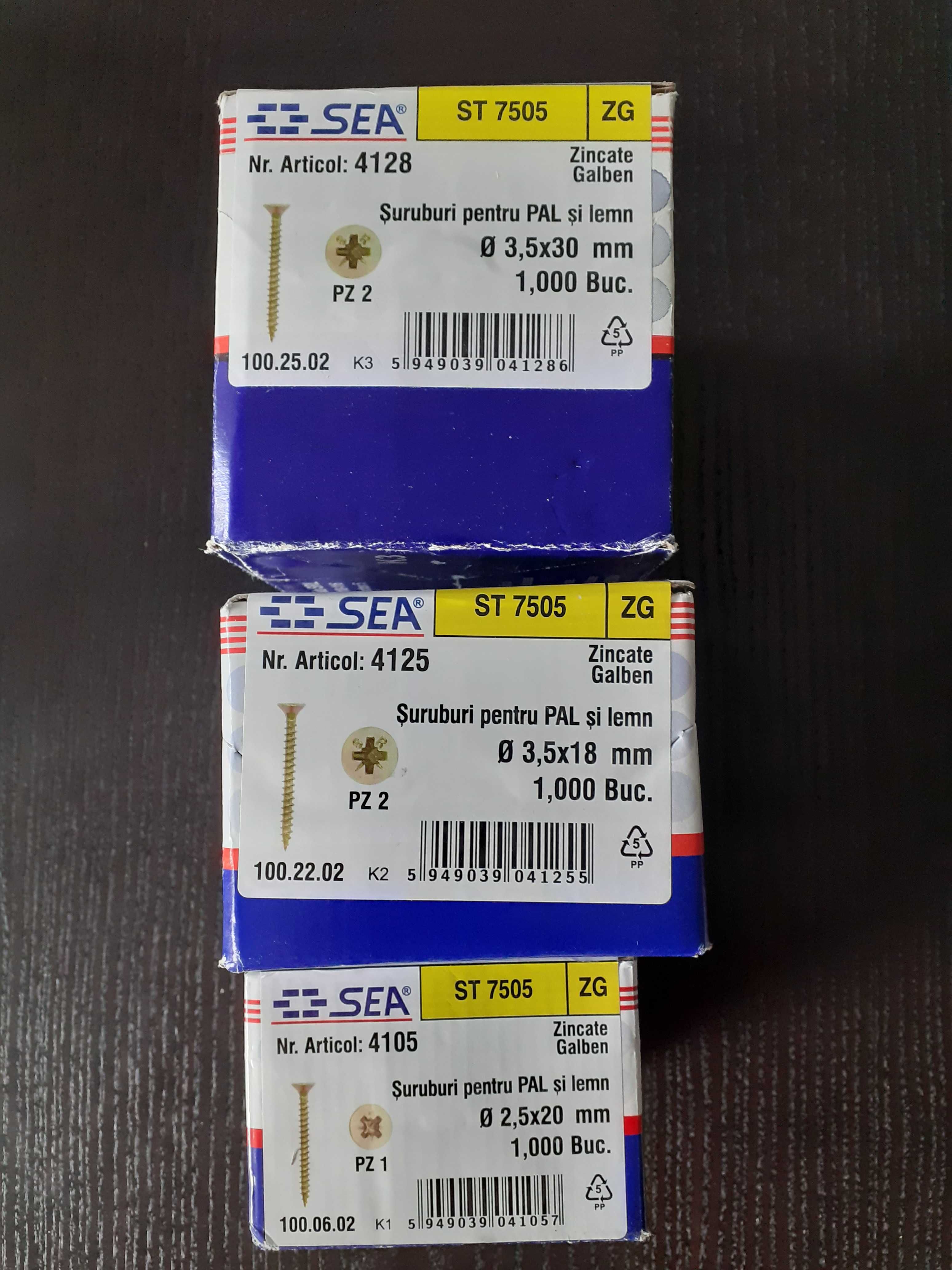 Holtzsuruburi pentru lemn sau PAL.