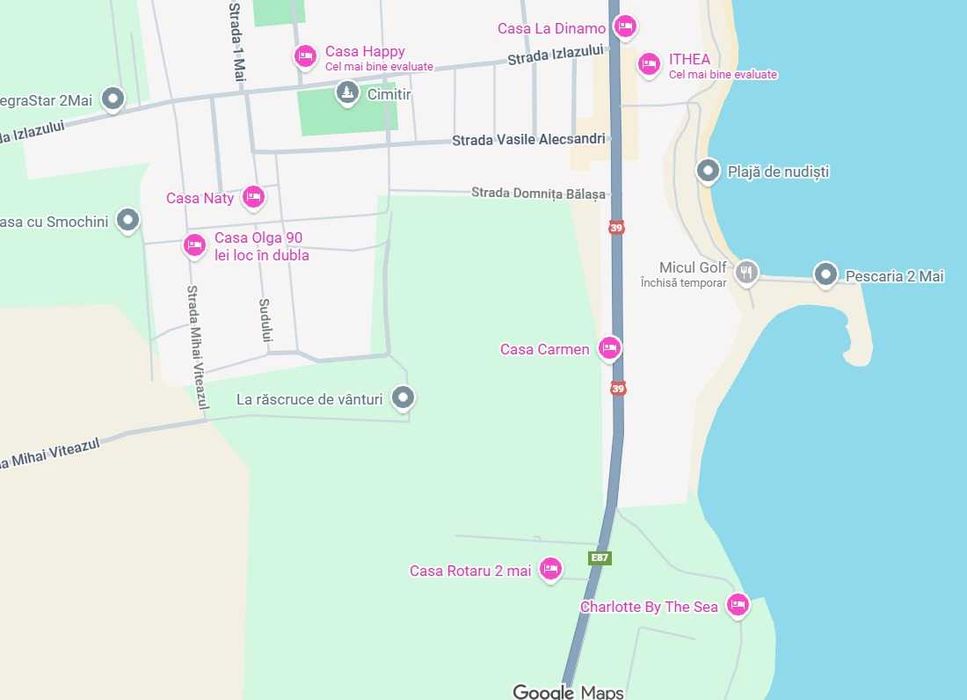 Proprietar, teren intravilan 2 Mai - Vama Veche -Constanta 4359mp