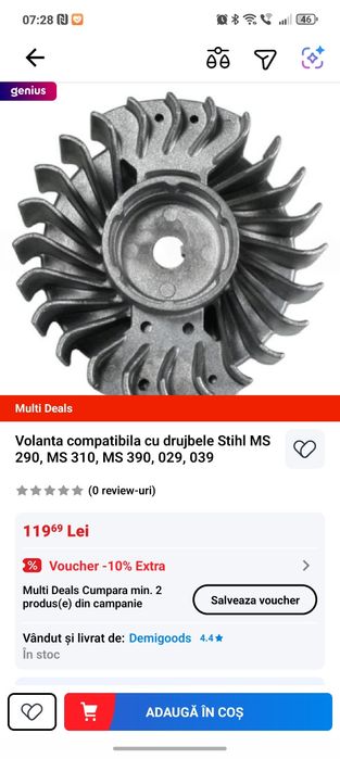 Volanta sthil 290