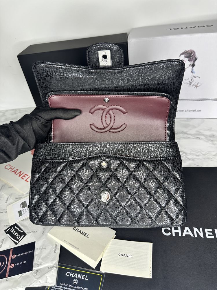 Geanta lux CHANEL piele naturala 100% cutie si saculet cadou