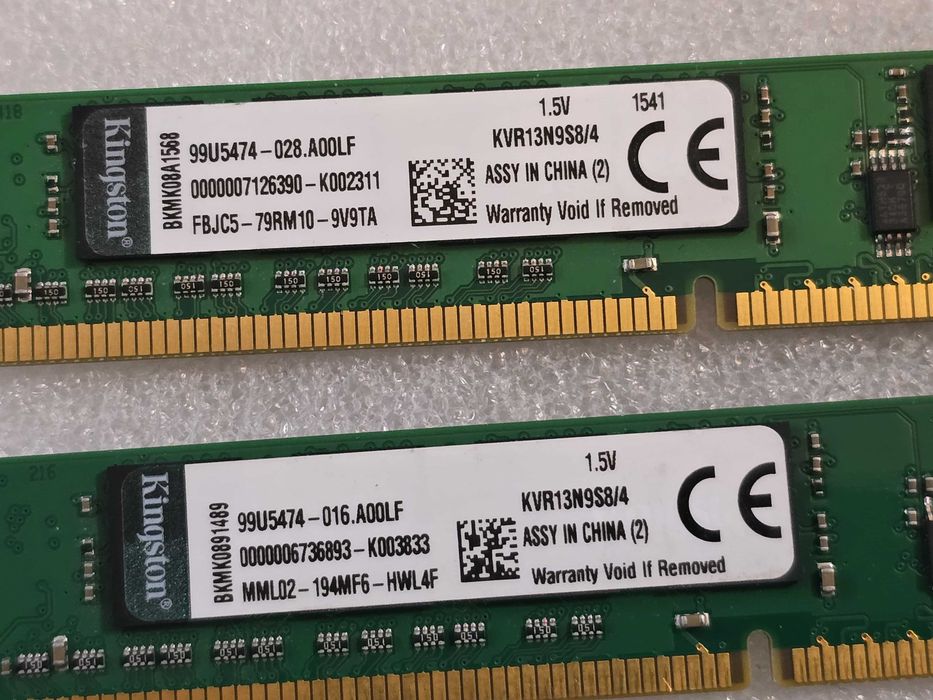 Memorie RAM desktop Kingston ValueRAM 4GB DDR3 1333MHz KVR13N9S8/4