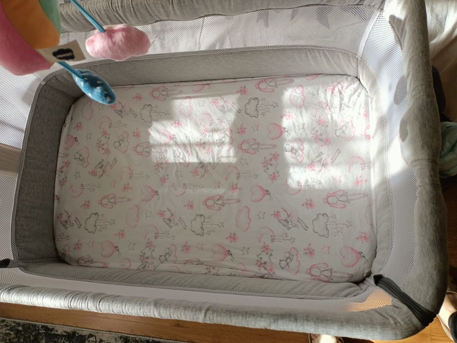 Patut co-sleeper portabil 3 in 1 Lionelo Leonie, reglabil pe înălțime
