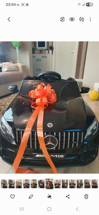 Акумулаторен джип с родителски контрол