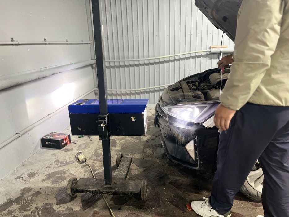 Установка Bi-LED линз Би лед Би лэд | Полировка и чистка фар