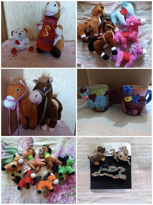 Мягкие игрушки, кружки