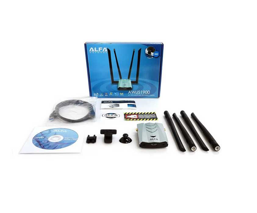 Adaptor WIFI Alfa Network AWUS1900 802.11ac Ultra Speed USB