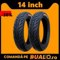 Set 2 Anvelope tubeless 14 inch pentru Scuter Trotinete Moped Electric