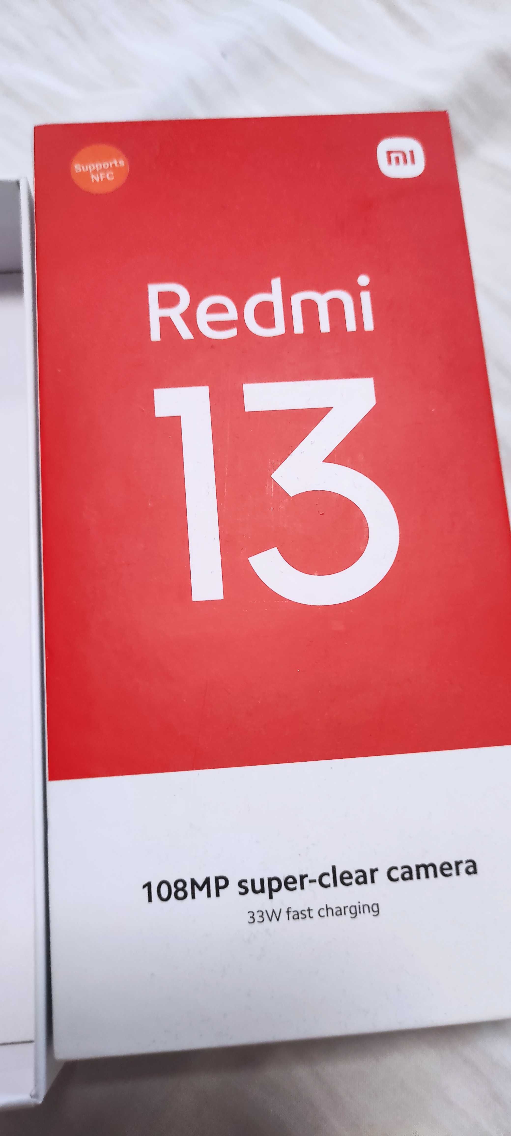 XIAOMI Redmi 13   6GB RAM   128GB ROM  Black  /Нов в гаранция 2 години