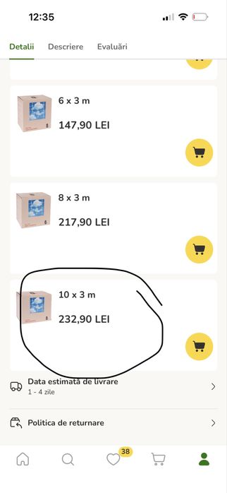 Plasa protectie pisici 10x3m - Produs sigilat