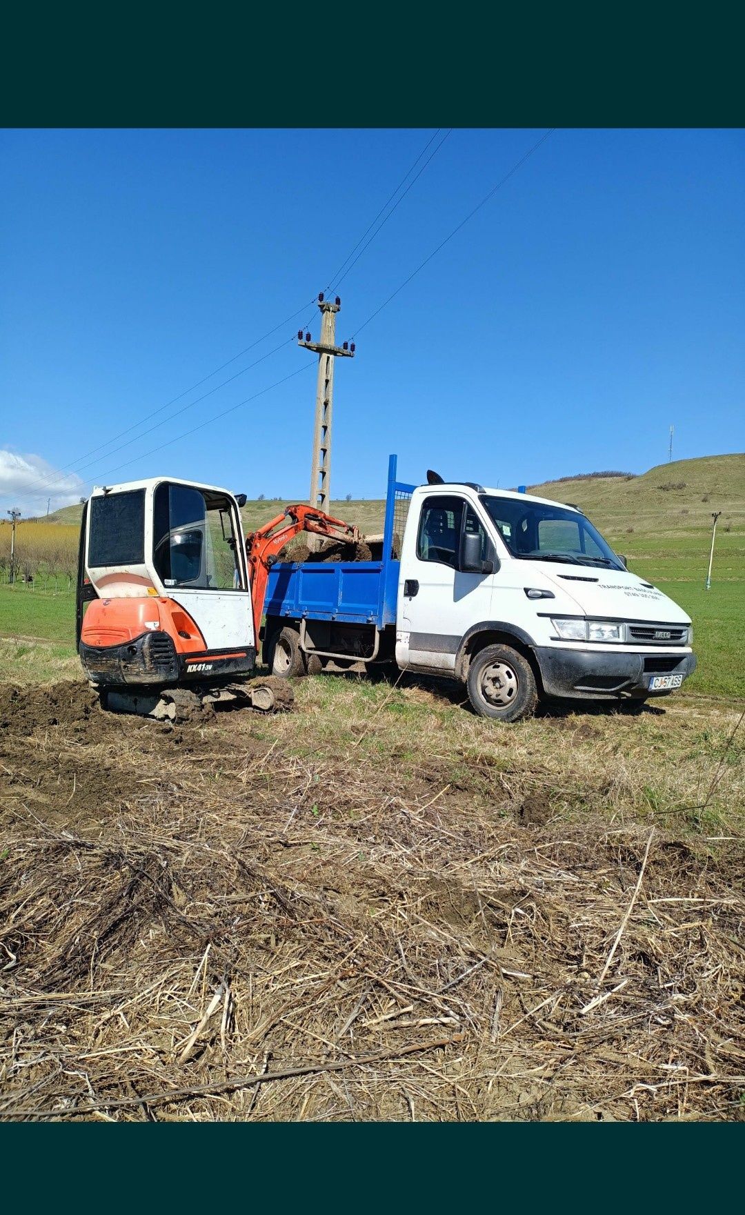 Inchiriez miniexcavator mini excavator buldoexcavator