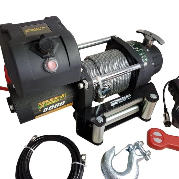 Лебедка KangarooWInch K8000 (PowerWInch) за джипове и пътна помощ