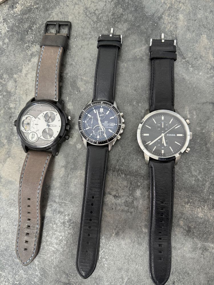 Vand ceasuri casual, elegante Police, Casio si Fosil