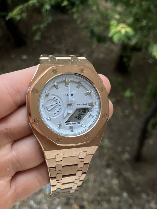 Casio G-Shock GA-2100 GMA-2100 Rose Gold Розово Злато Касио ap mod