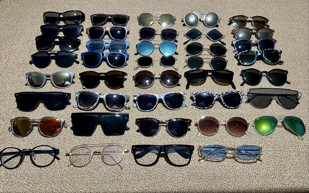 Слънчеви очила-RayBan, Calvin Klein и други различни марки, колекция