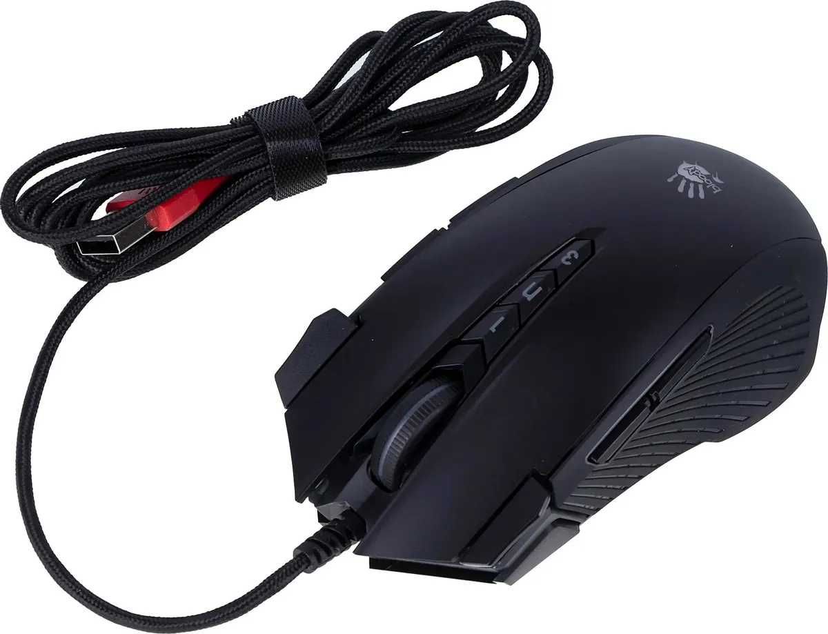 Проводная игровая мышь Bloody J90S STONE BLACK / Gaming Mouse++