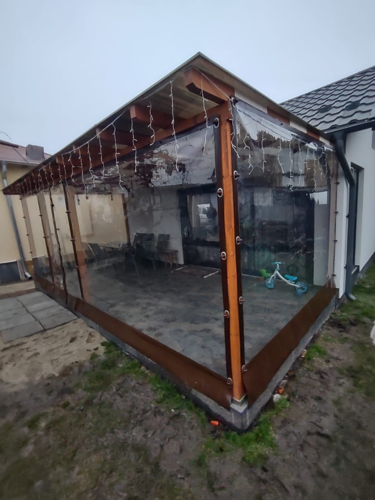 Folie terase și foisoare,  folie terasa transparenta