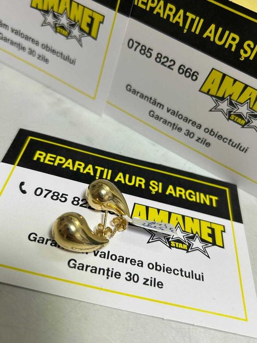 cercei aur 3.57gr 14k (m2) staramanet