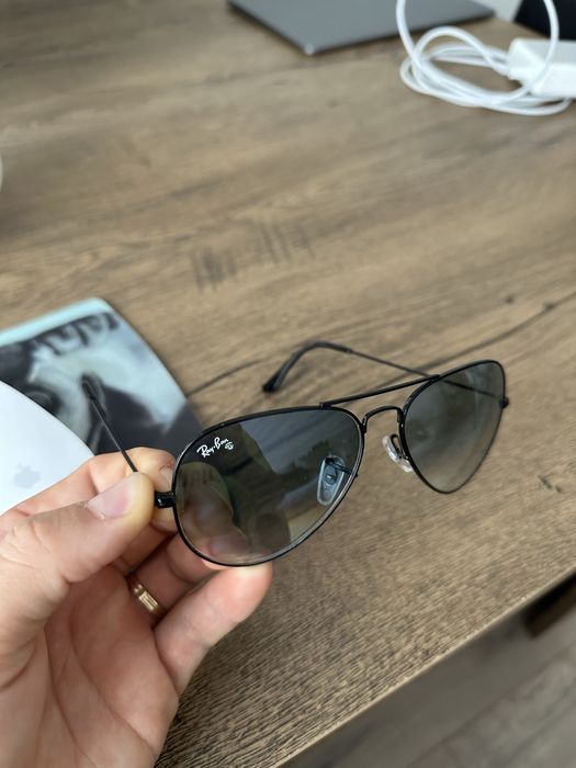Ochelari soare RayBan Aviator, autentici, made in italy