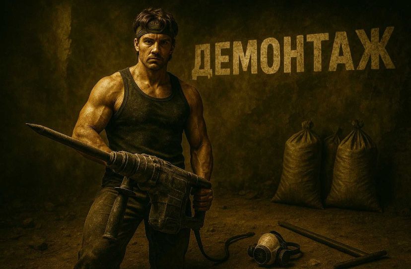 Демонтаж (удаление, разборка, снос конструкции или их частей)