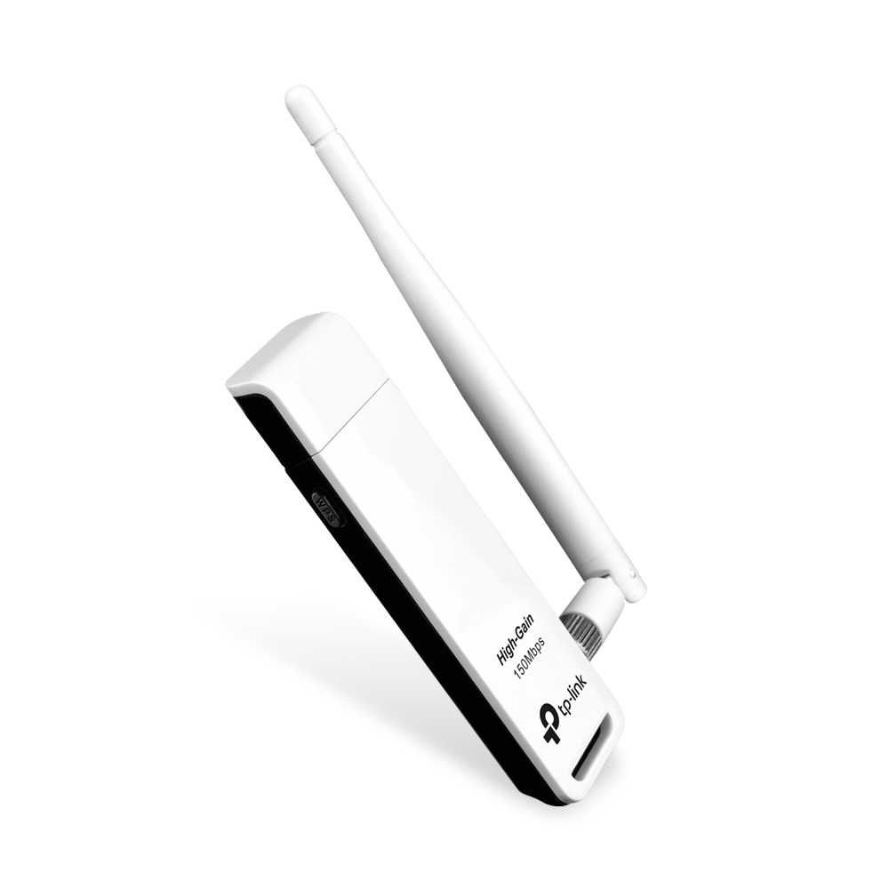 Безжичен USB адаптер с голямо усилване 150 Mbps