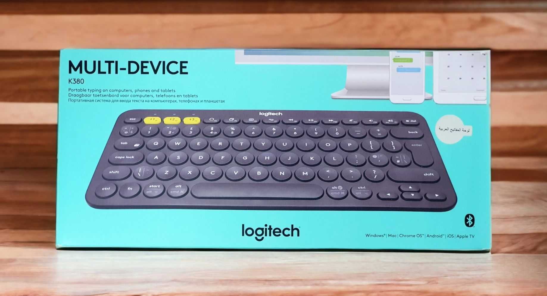 Logitech K380 Bluetooth — клавиатура для телефона, планшета, ПК