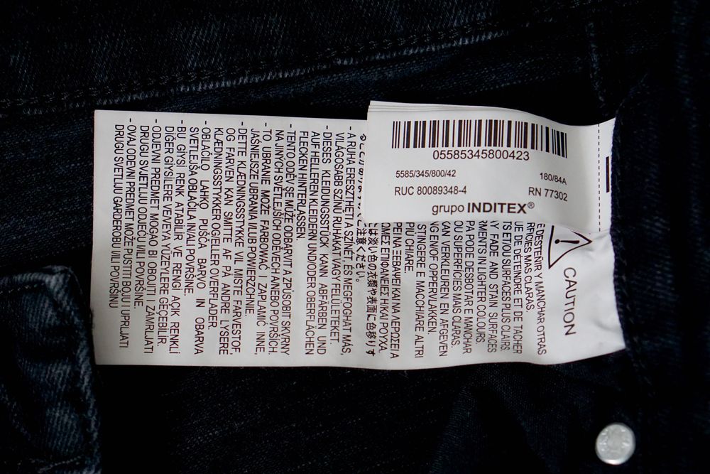 Blugi negri Zara pentru barbati