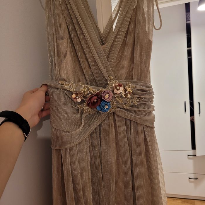 Rochie de seara cu insertii stralucitoare