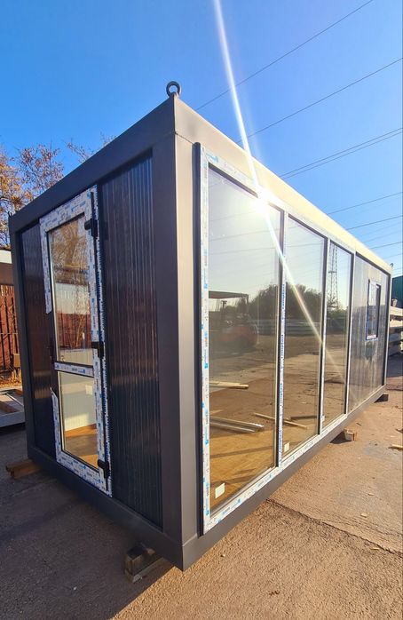 Container vitrina containere tip birou magazin căsuțe de vacanta