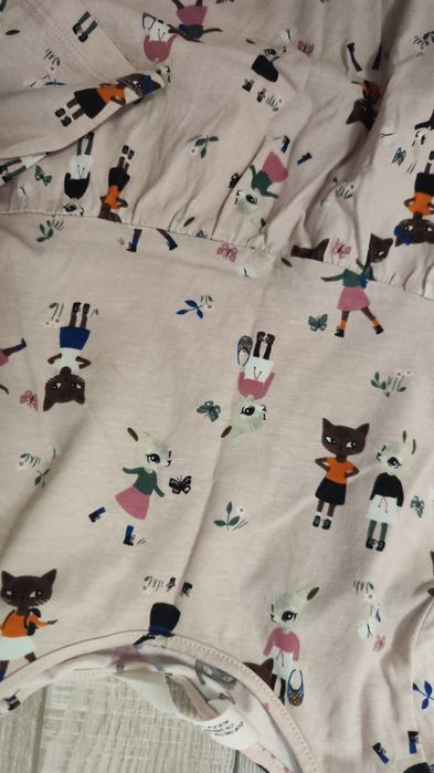 H&M Две рокли с дълъг ръкав  110/116 тънки