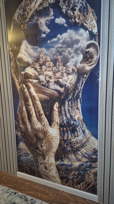 Картина пано на стене