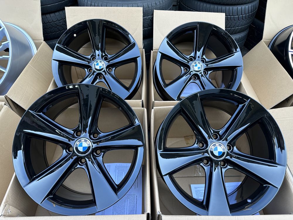 Jante noi concave STYLE128 BLACK - 5x120 R18 pentru BMW