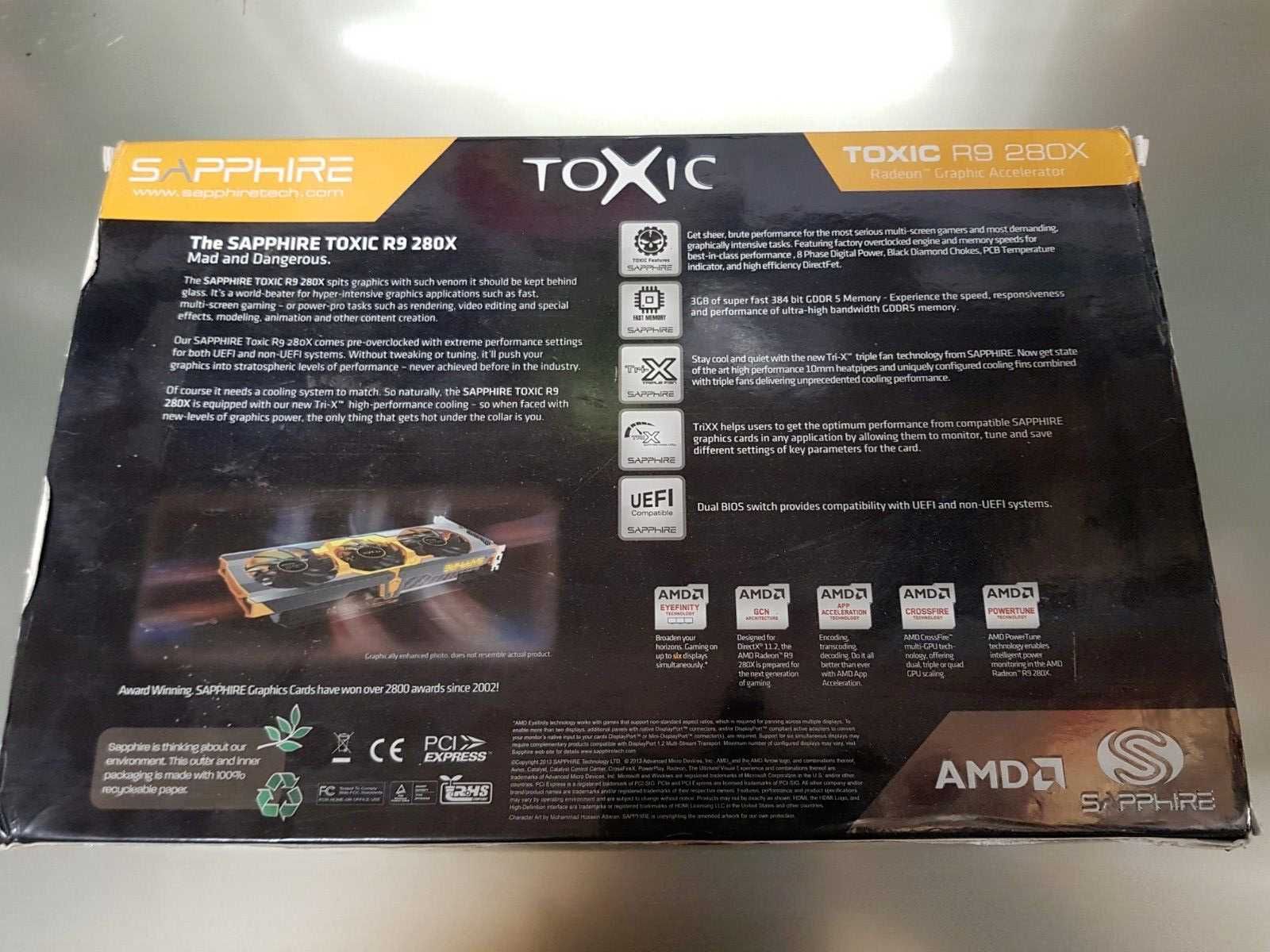 Видео картата Sapphire TOXIC R9 280X