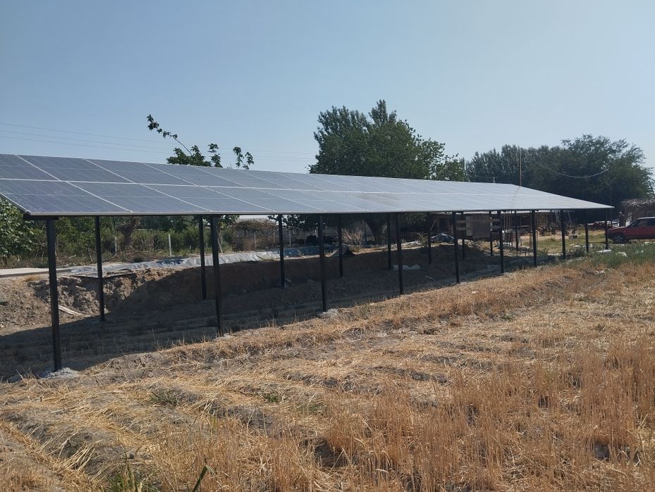 Солничный панел установка урнатамиз