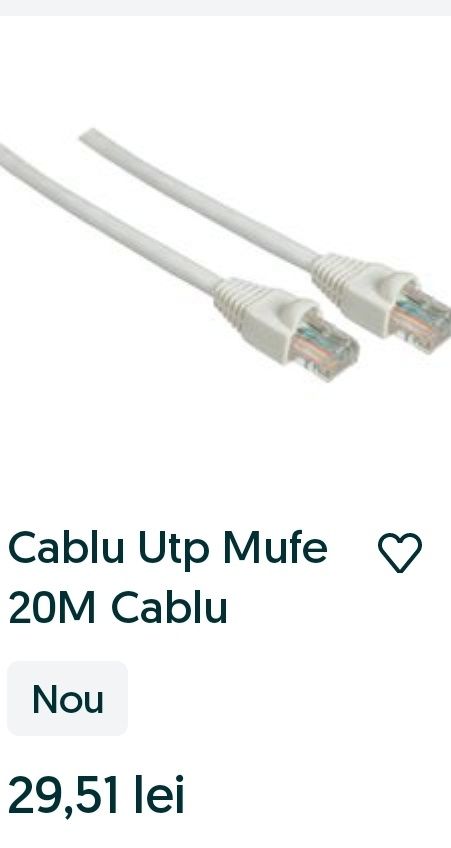 Cablu Utp Mufe Cablu UTP Cablu Utp Mufat Cablu Net Cablu Ethernet