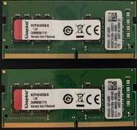 16 GB DDR4 - 2 x 8GB SODIMM Kingston - 1Rx8 DDR4 2400 MHz - 179,98 lei
