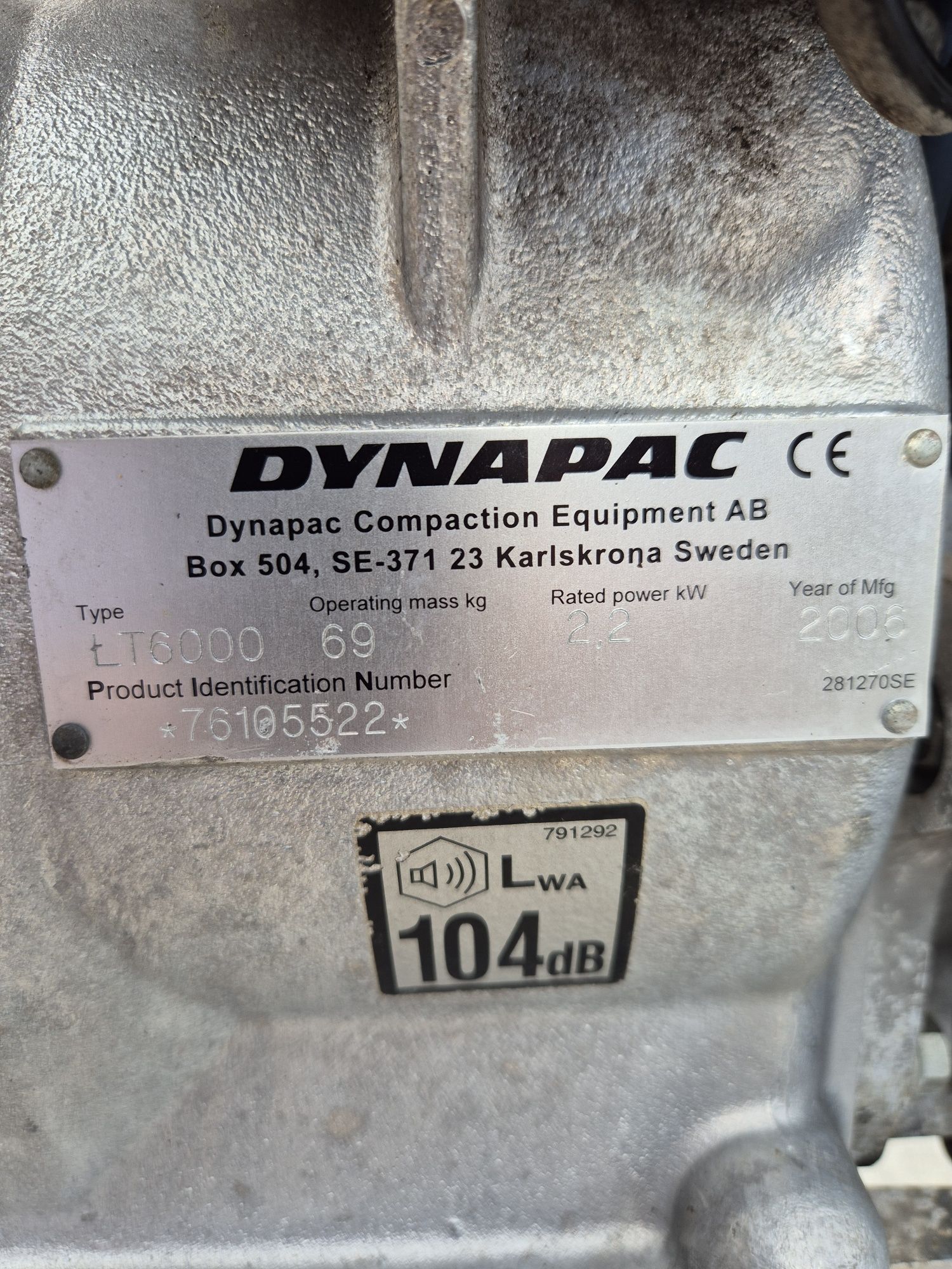 Mai comactor DYNAPAC