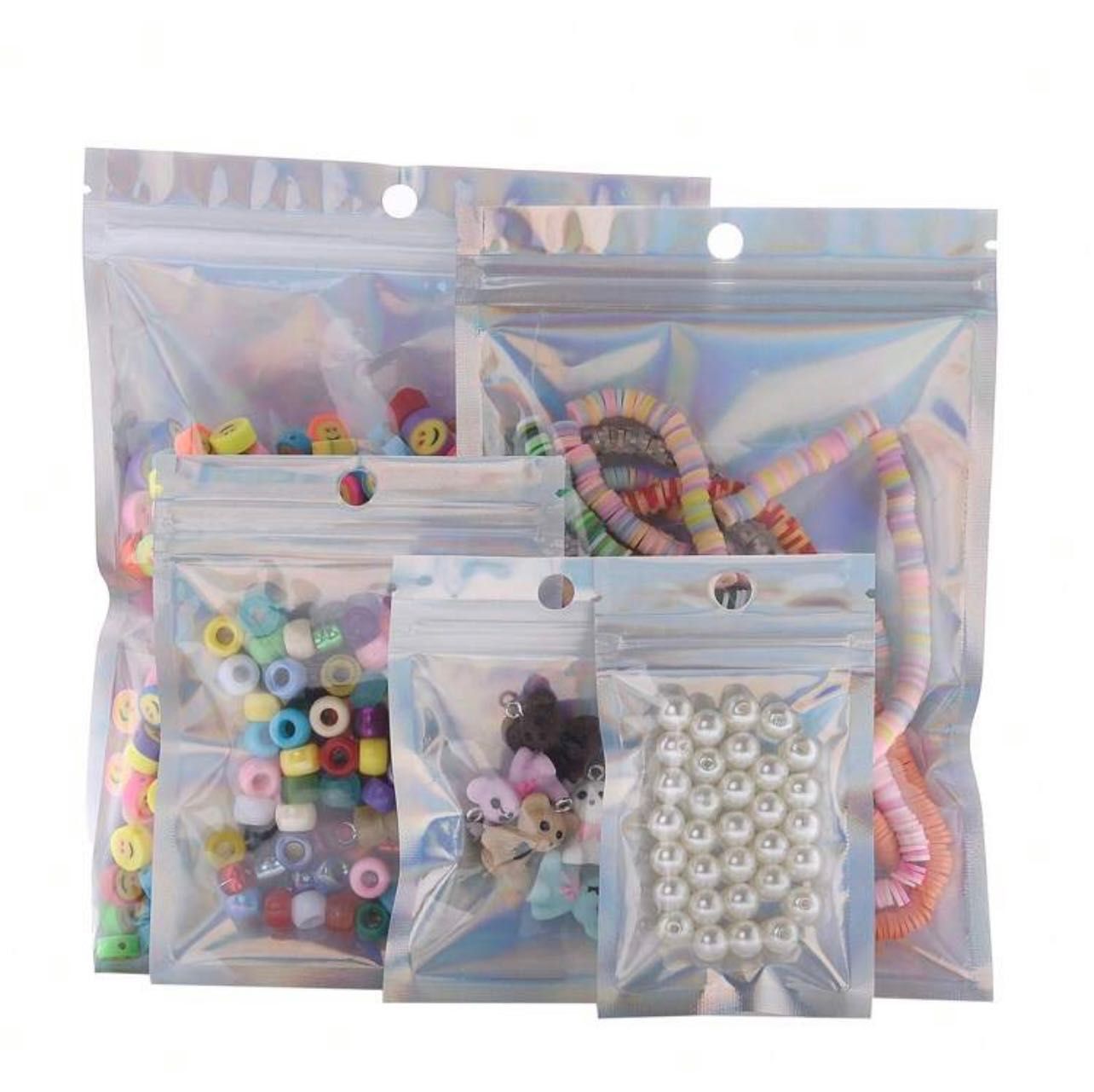 Холограмни пликчета със ziplock закопчаване 16*24 см - 10 бр.