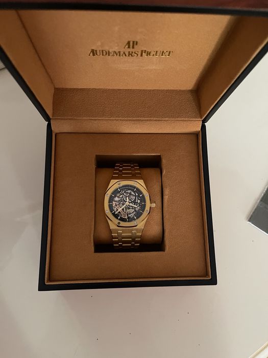 Ceas audemas piguet gold skeleton