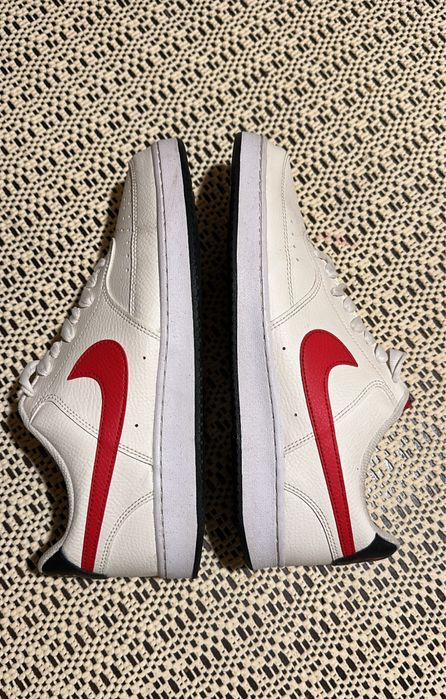Nike Court Vision Low (White/University Red)