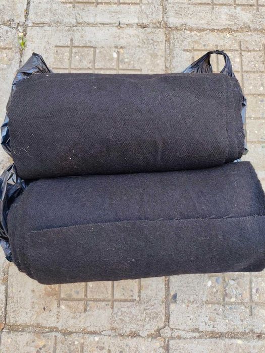 Черен вълнен плат - шаяк