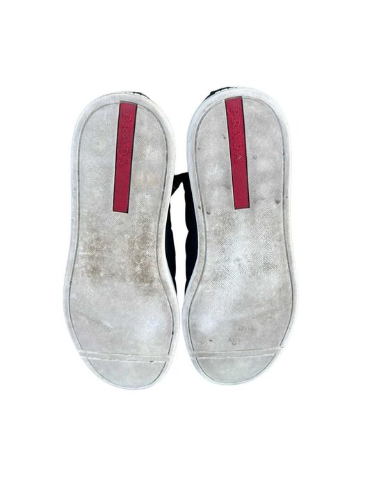 Adidasi Prada 4T2596 High-Top Sneaker marimea 42 27 cm albastru