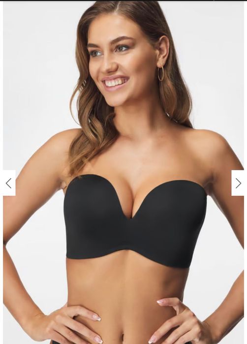 Sutien Wonderbra Ultimate Strapless bardot Double Push-Up, fără balene