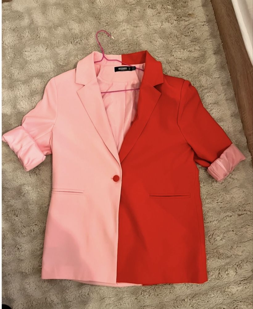 Двуцветно сако Missguided