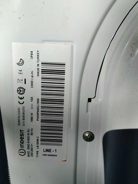 Пералня Indesit My Time