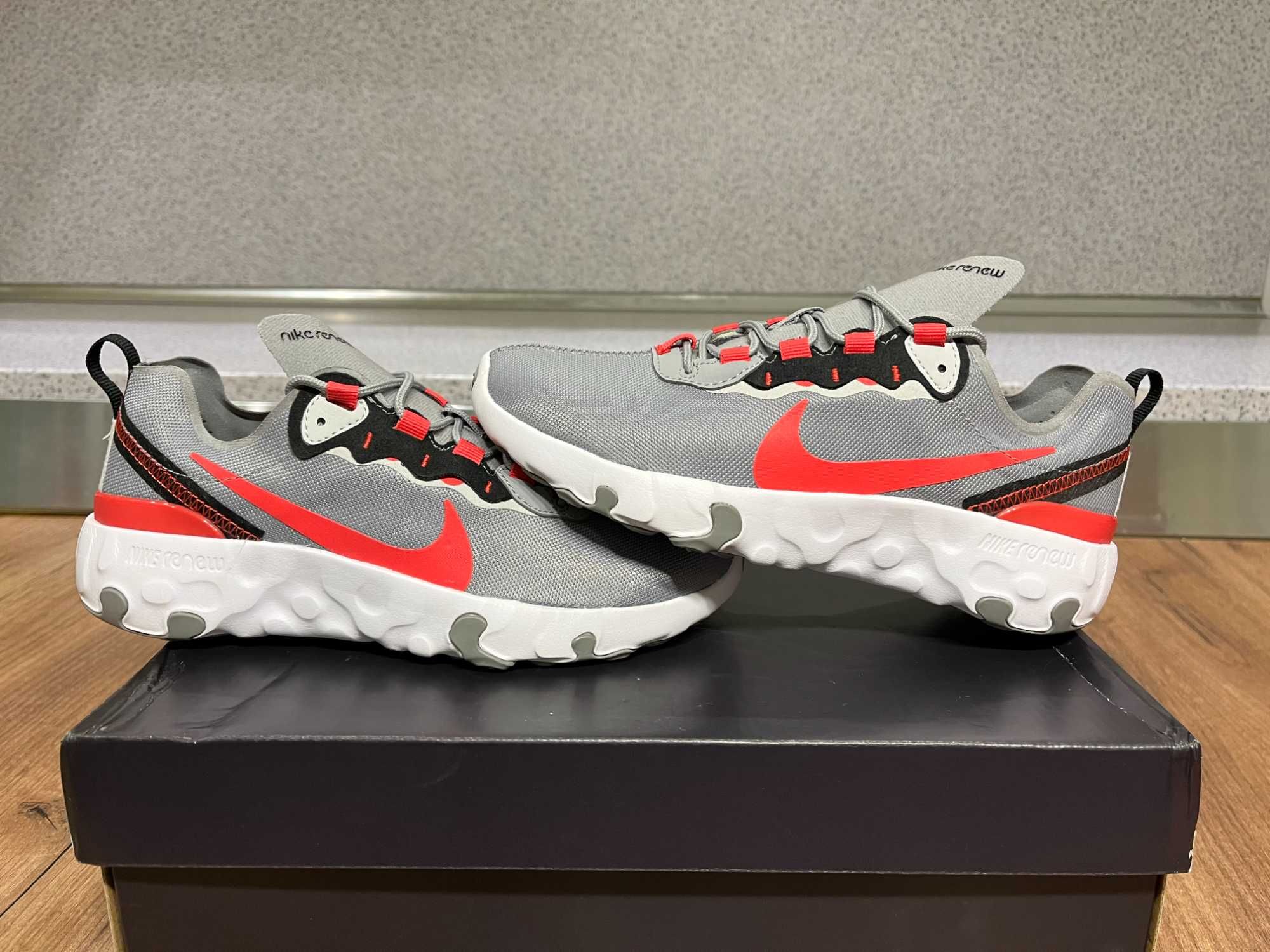 ОРИГИНАЛНИ *** Nike Renew Element 55 / Particle Grey/Track Red