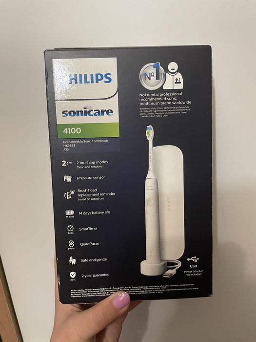 Електрическа четка за зъби Philips Sonicare 4100 HX3683/33