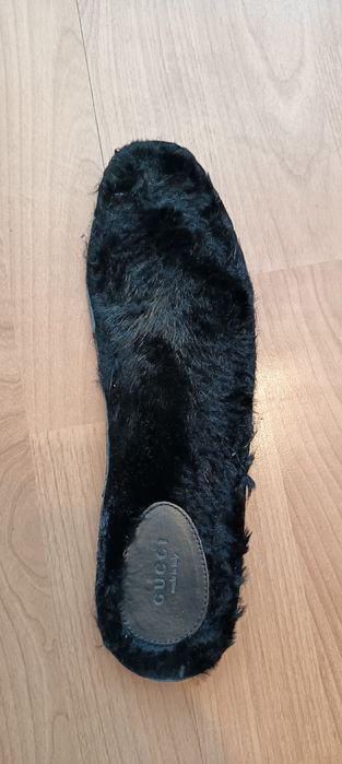 Gucci authentic Leather fur boots