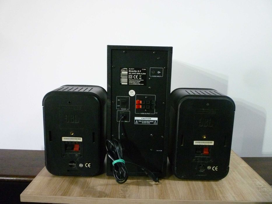 sistem audio jbl cu subwoofer    speedlink activ  2+1
