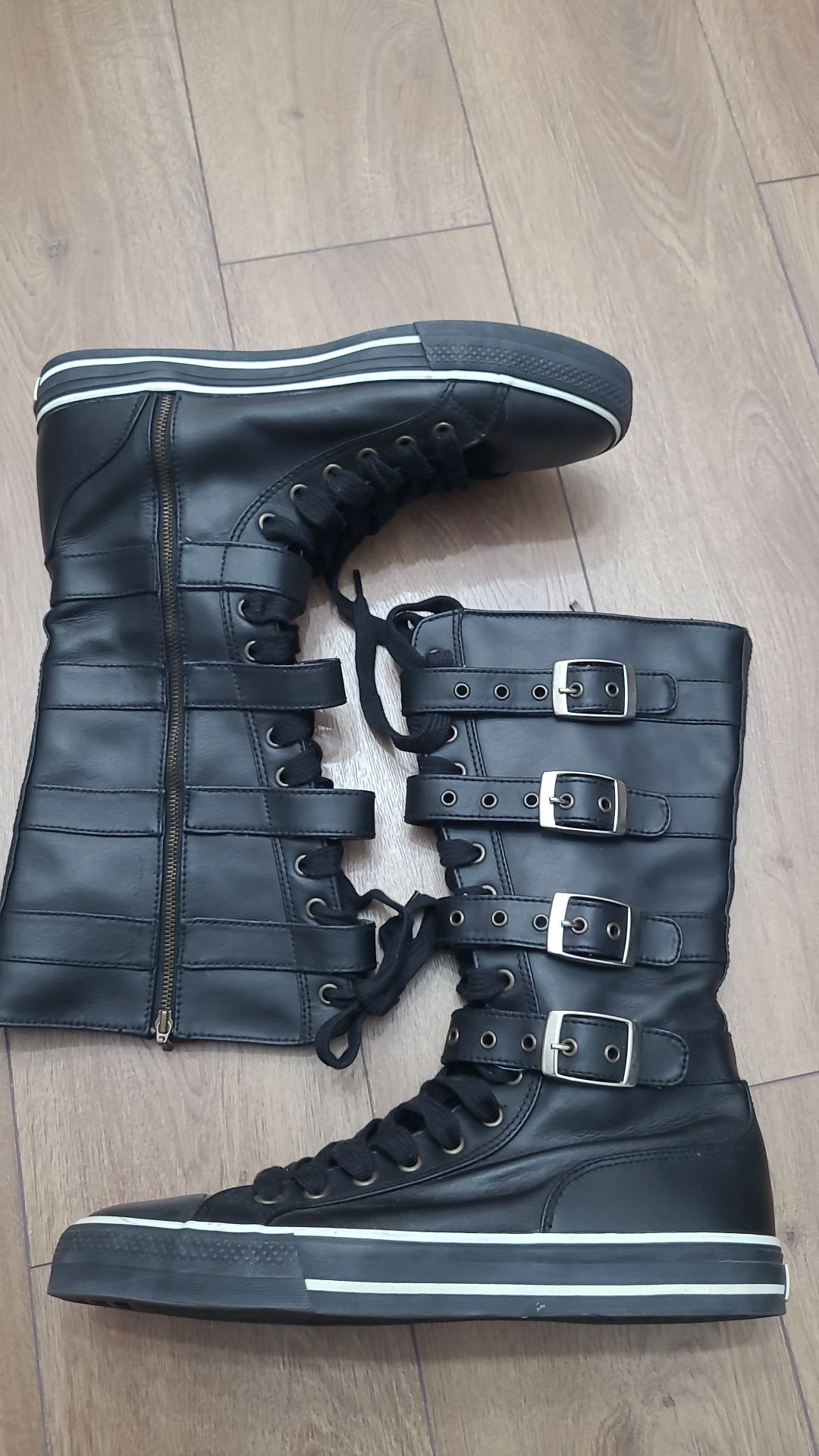 tenisi ghete goth rock punk Underground piele naturala