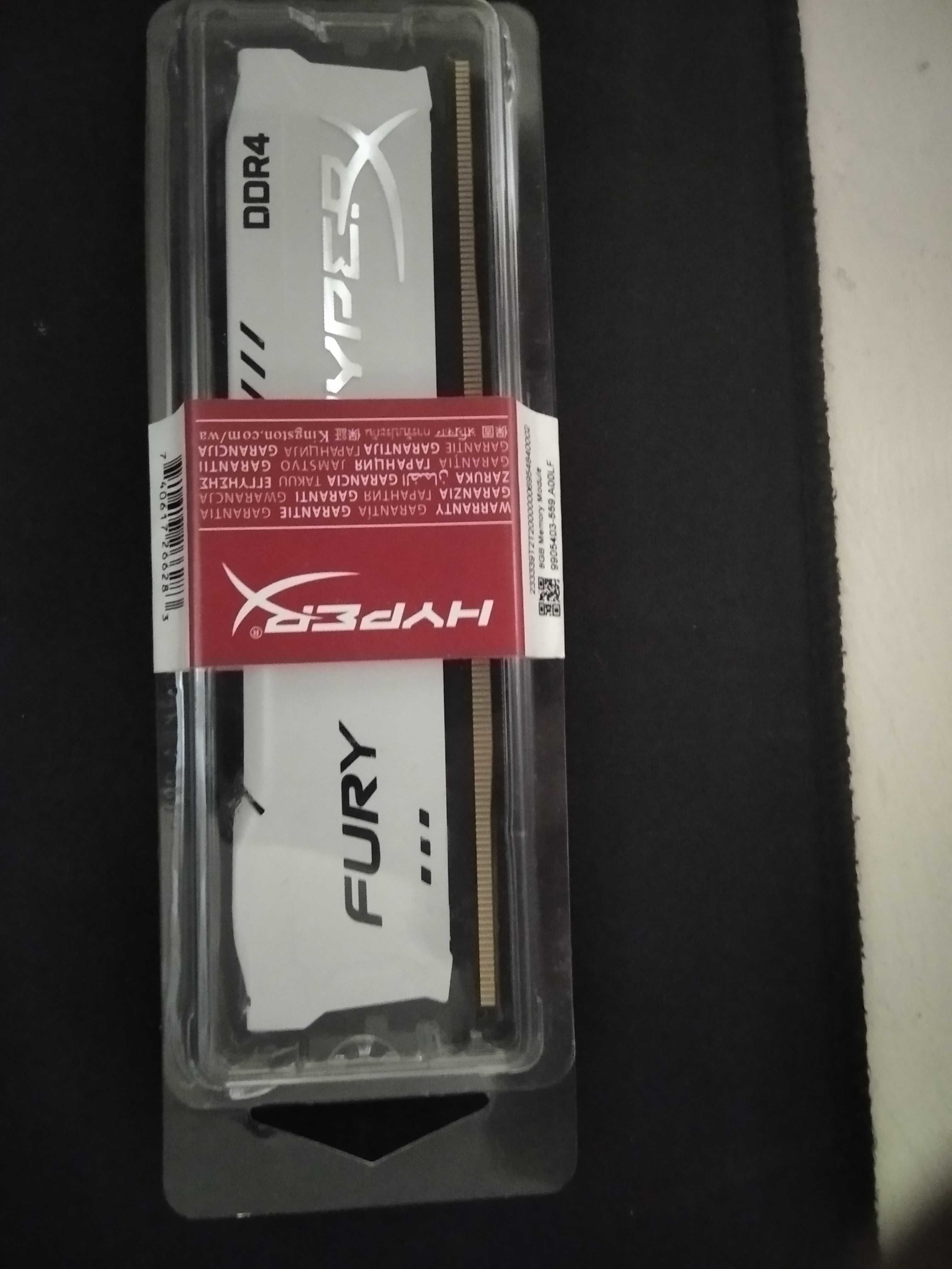 Kingston hyperx fury white DDR 4 8GB